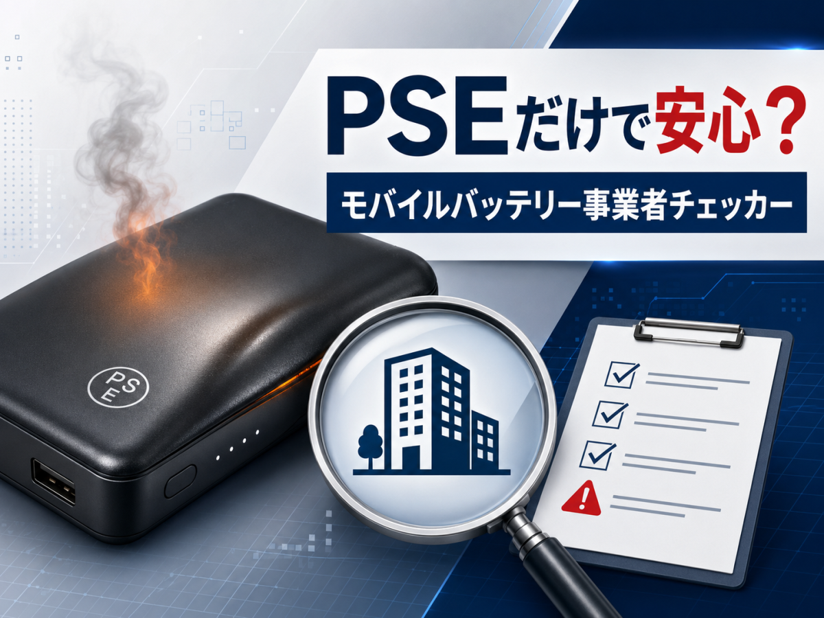 PSEマークだけで安心？粗悪なモバイルバッテリーの実態と「モバイルバッテリー事業者チェッカー」