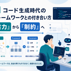 AI コード生成時代のフレームワークとの付き合い方 ── 「省力」から「制約」へ